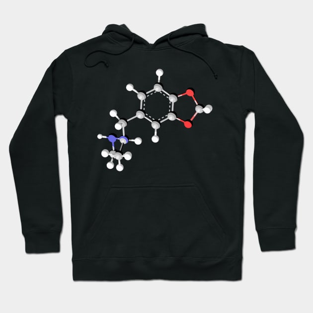 Ecstasy Molecule Hoodie by ChemECool